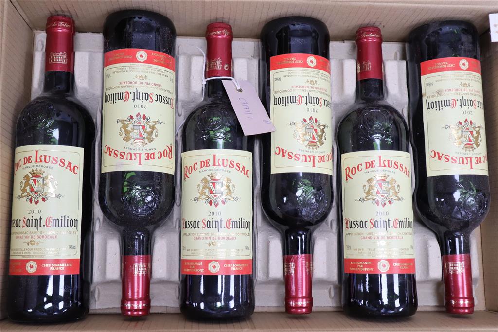 Six bottles of St. Emilion 2010